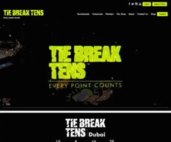 Tiebreaktens.com(New Concept) Screenshot