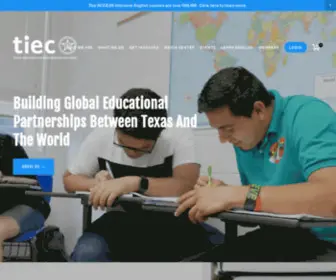 Tiec.org(Texas International Education Consortium) Screenshot