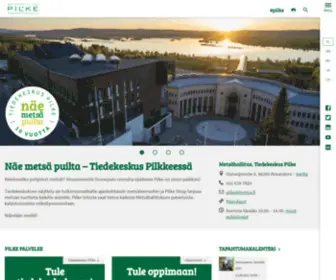 Tiedekeskuspilke.fi(Näe metsä puilta) Screenshot