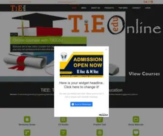 Tieedu.in(Technology in Engineering Education) Screenshot