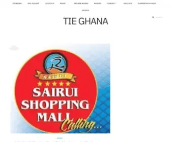 Tieghanaonline.com(Number One African News) Screenshot