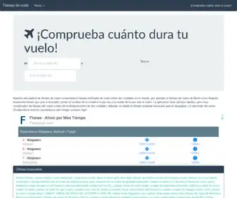 Tiempo-DE-Vuelo.es(Tiempo DE Vuelo) Screenshot