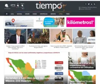 Tiempo.com.mx(Tiempo La Noticia Digital) Screenshot