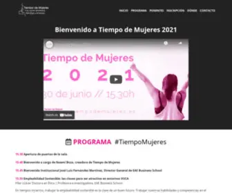 Tiempodemujeres.es(Tiempo de Mujeres 2021) Screenshot