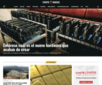 Tiempominero.com(Noticias de minería) Screenshot