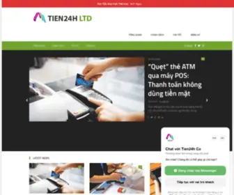 Tien24H.com(Tien24h Sàn Kết Nối Tài Chính Tại Việt Nam) Screenshot