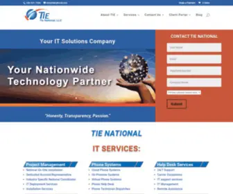 Tienational.com(Tie National) Screenshot