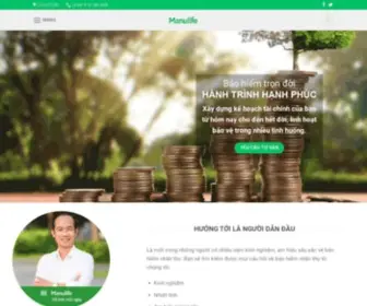 Tienbaohiem.com(Bảo hiểm Manulife) Screenshot