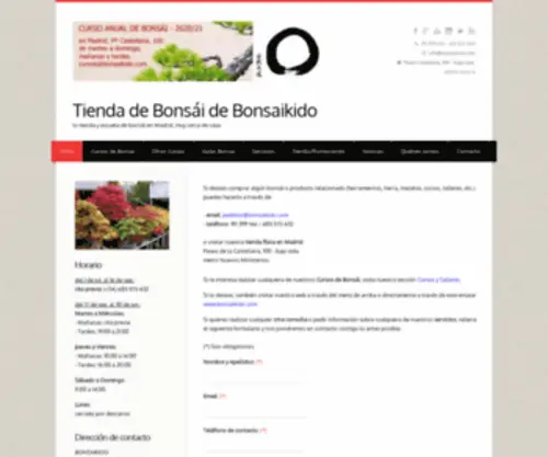 Tienda-Bonsai.com(Tienda de Bonsáis y accesorios de bonsái de Bonsaikido) Screenshot