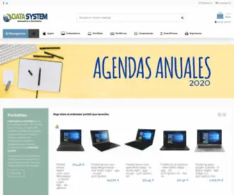 Tiendadatasystem.es(Tienda de hardware online) Screenshot