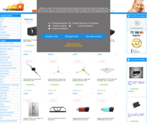 Tienda.de(Baterías y accesorios para tu móvil) Screenshot