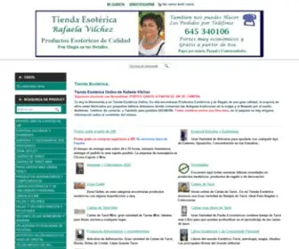 Tiendaesotericarafaela.es(Tienda Esotérica de Rafaela Vilchez) Screenshot