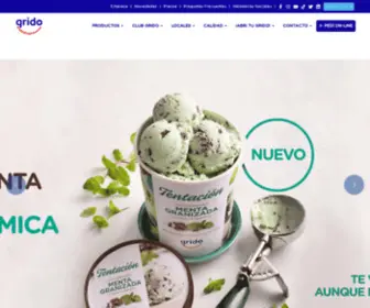 Tiendagrido.com(Grido Helado Argentina) Screenshot