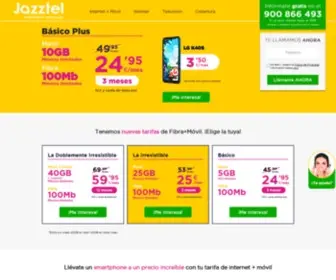 Tiendajazztel.net(Contrata Fibra y Movil) Screenshot