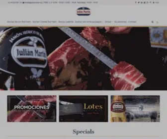 Tiendajulianmartin.es(Jamón de bellota) Screenshot