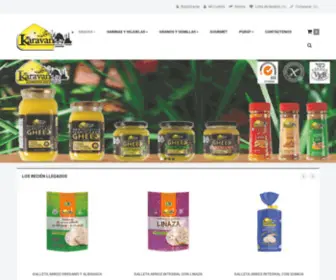 Tiendakaravansay.com(BIENESTAR Y PLACER A TRAVÉS DE LOS ALIMENTOS) Screenshot