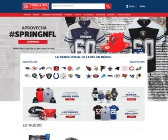 Tiendanfl.com.mx(Tienda NFL) Screenshot