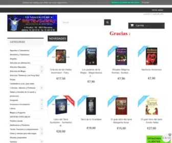 Tiendanostradamus.com(Tienda esotérica y de tarots) Screenshot