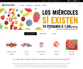 Tiendaoomuombo.com(OOMUOMBO TIENDA ONLINE DE GOLOSINAS Y CARAMELOS SUECOS) Screenshot