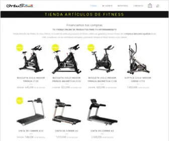 Tiendaortusfitness.eu(Tienda artículos de fitness) Screenshot