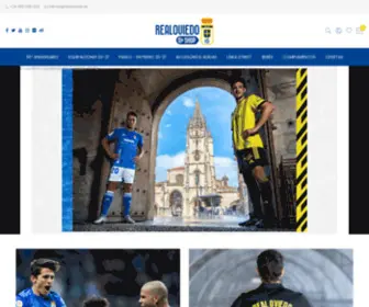 Tiendarealoviedo.com(Tienda oficial del Real Oviedo) Screenshot