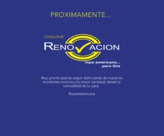 Tiendarenovacion.com(Ropa americana pero fina) Screenshot