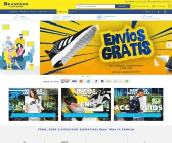 Tiendasbranchos.com(Tenis y Ropa Deportiva) Screenshot