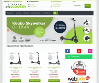 Tiendascooter.cl(Venta y distribución de calculadoras Texas Instruments) Screenshot