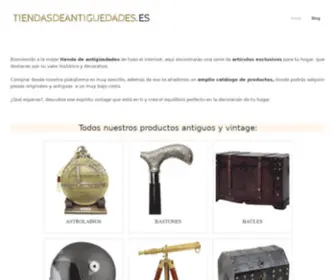 Tiendasdeantiguedades.es(Tiendas de antiguedades y anticuarios) Screenshot