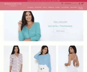 Tiendawassarette.com.ar(Tienda Online de Wassarette) Screenshot