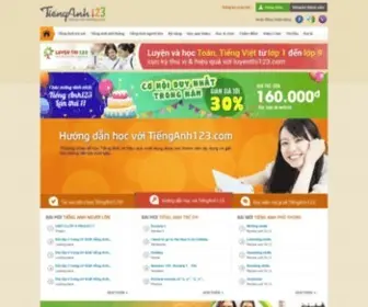 Tienganh123.com(Học tiếng Anh) Screenshot