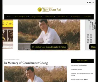 Tienshanpai.org(The International Tien Shan Pai Association) Screenshot