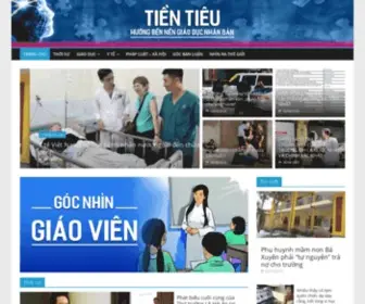 Tientieu.net(Mục tiêu phía trước) Screenshot