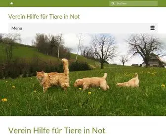 Tier-Heim.ch(Verein) Screenshot