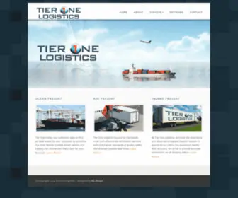 Tier-Onelogistics.com(Air and Ocean Freight Forwarding Company) Screenshot