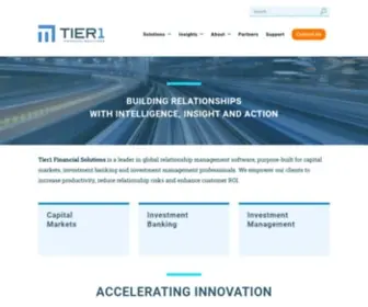 Tier1CRM.com(Tier1 Financial Solutions) Screenshot