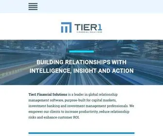 Tier1Fin.com(Tier1 Financial Solutions) Screenshot