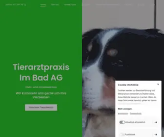 Tierarztpraxis-Heiden.ch(Tierarztpraxis Im Bad AG) Screenshot