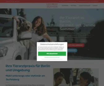 Tierarztpraxismobil.de(Mobiler Tierarzt in Berlin) Screenshot