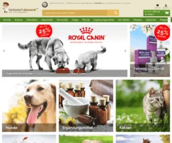 Tierbedarf-Discount.ch(Tierbedarf und Tierfutter kaufen bei) Screenshot