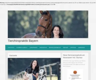 Tierchiropraktik-Bayern.de(Tierchiropraktik Bayern) Screenshot