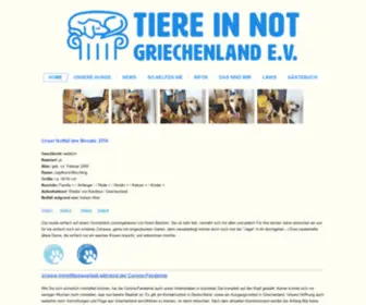 Tiere-IN-Not-Griechenland.de(Hunde) Screenshot