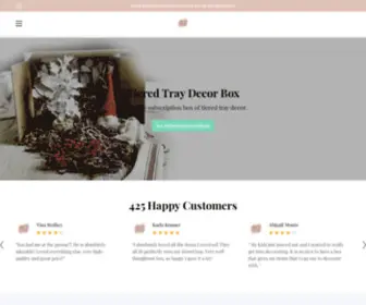 Tieredtraydecorbox.com(Tiered Tray Decor Box) Screenshot