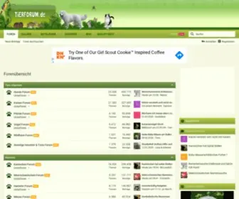 Tierforum.de(Tierforum) Screenshot