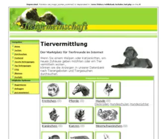 Tiergemeinschaft.de(Vögel) Screenshot