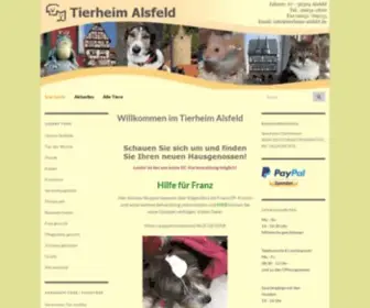 Tierheim-Alsfeld.de(Tierheim Alsfeld) Screenshot