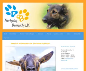 Tierheim-Dreieich.de(Tierheim Dreieich) Screenshot