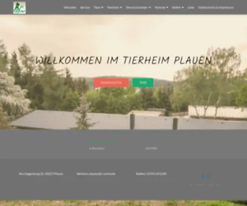 Tierheim-Kemmler.de(Tierheim Plauen) Screenshot