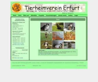 Tierheimverein-Erfurt.de(Tierheimverein Erfurt) Screenshot
