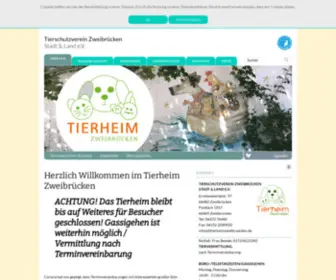 TierheimZweibruecken.de(TierheimZweibruecken) Screenshot